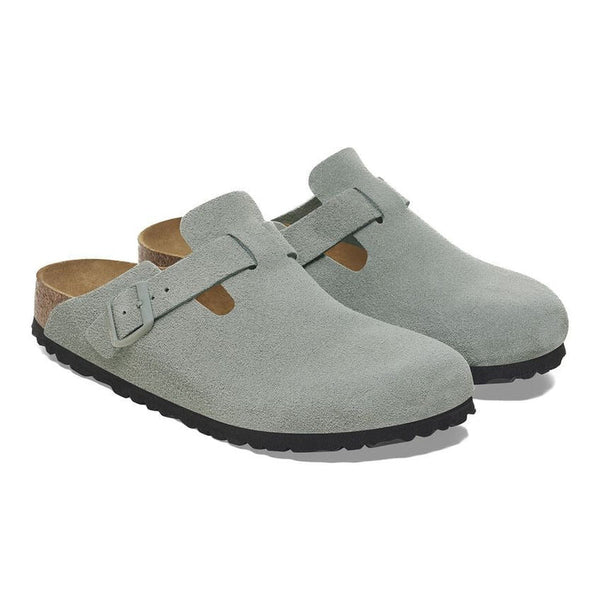 Boston | Soft Footbed | Suede | Pure Sage