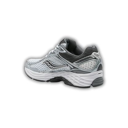 Saucony OMNI 9 coloris White & Grey - vue 2